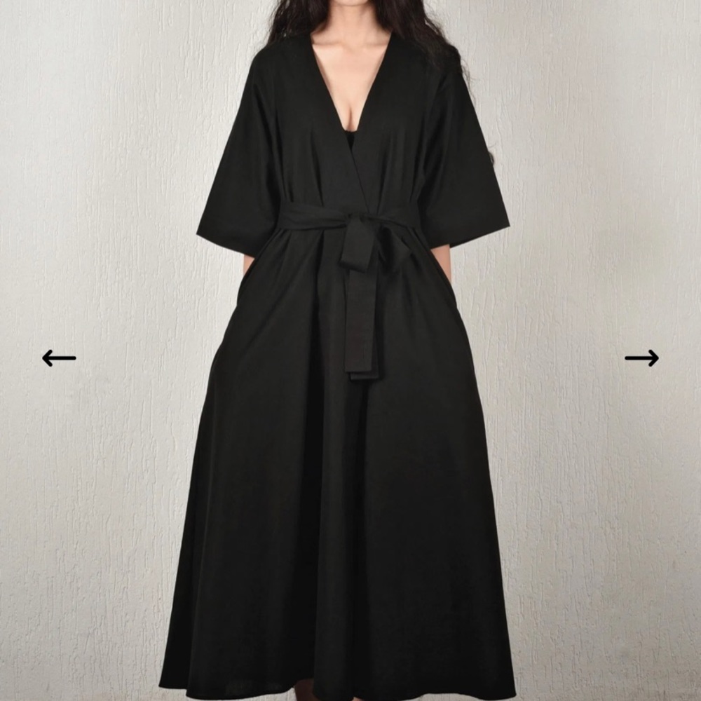 Turn Black - Dahlia Flared Dress - XL